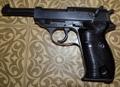 Макет массо-габаритный пистолета Walther p38 (УОС)